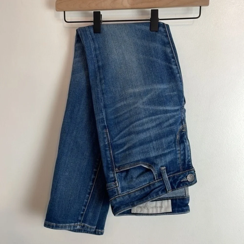 Nordstrom Treasure & Bond Mid Rise Skinny Fit Jeans 28
